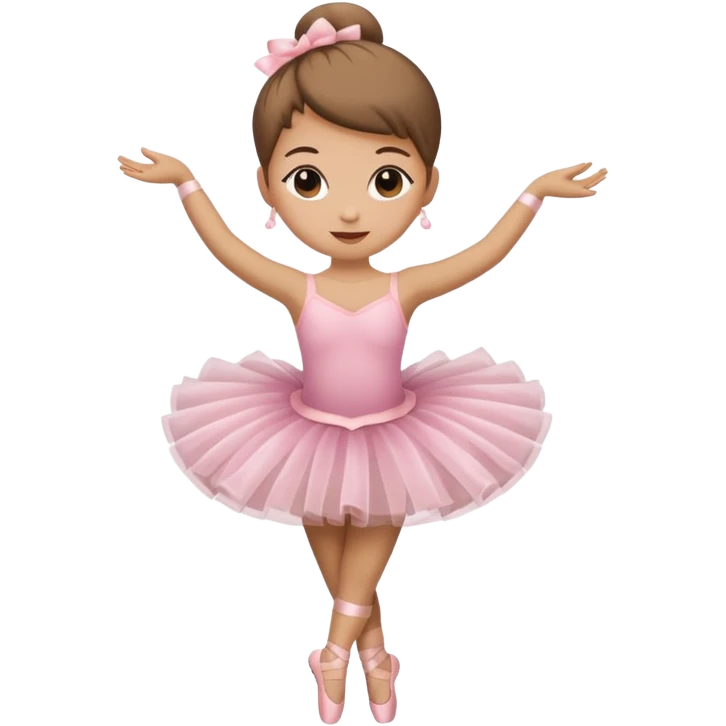 A cappuccino cup wearing a tutu and dancing gracefully like a ballerina emoji