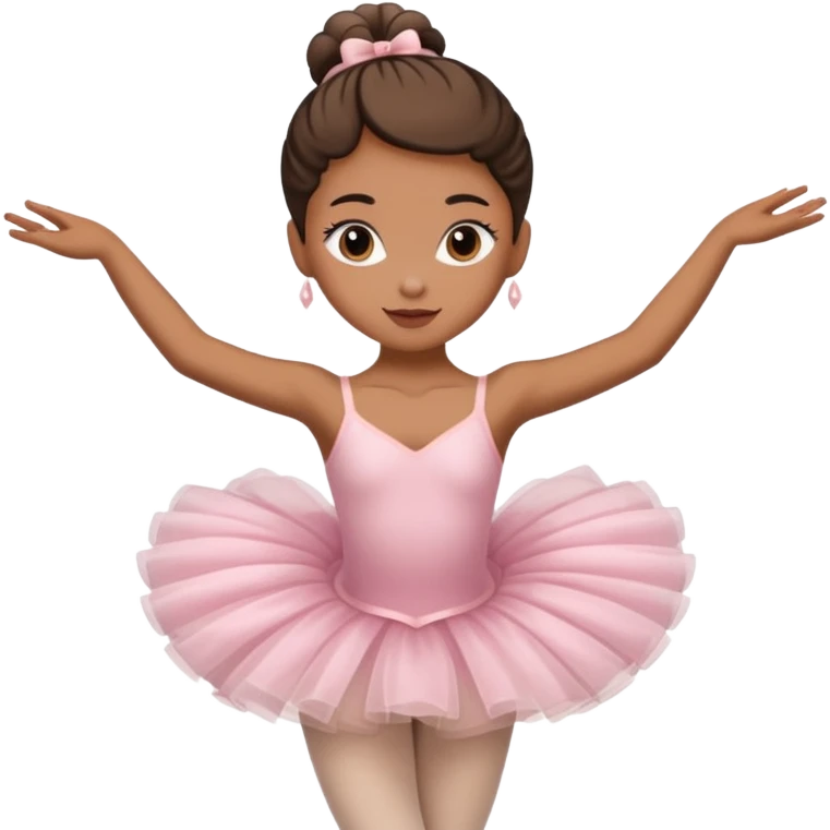 a capuchino head and the body ballerina and add face emoji