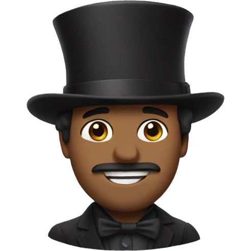 pedro gif with top hat emoji