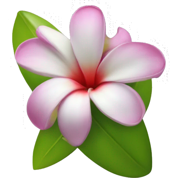 Frangipanier flower  emoji