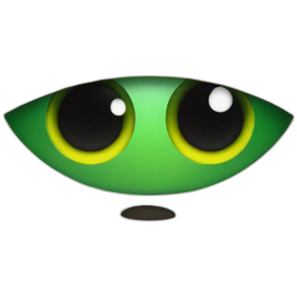 Chat avec les yeux verts emoji