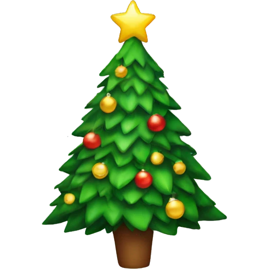 christmas tree emoji