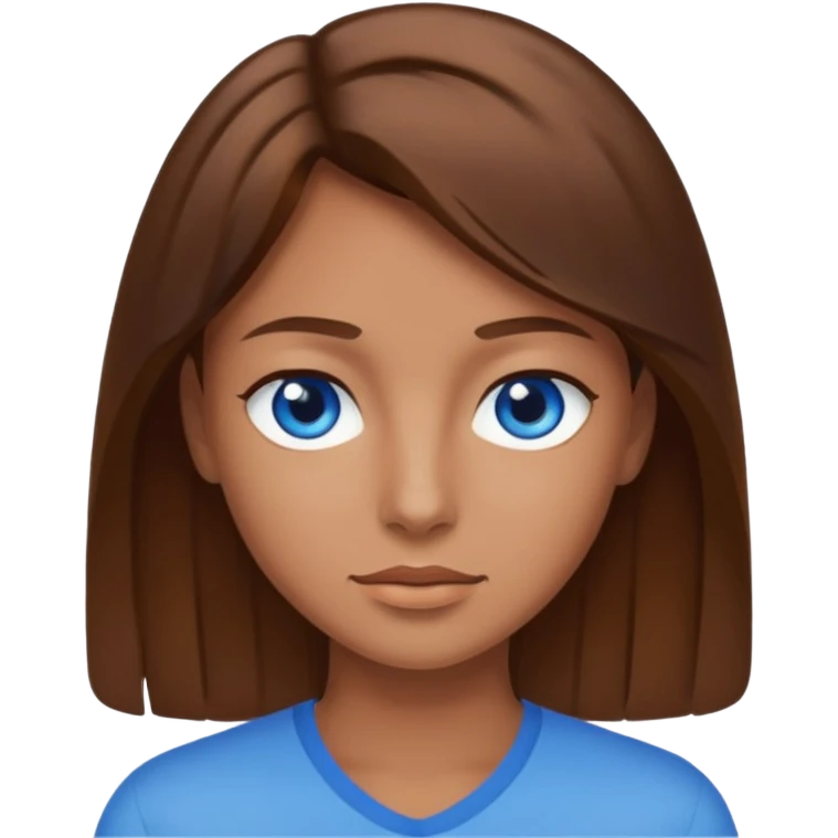 CREATE ME A NICE BOERTJIE BROWN HAIR TANNED SKIN AND BLUE EYES emoji