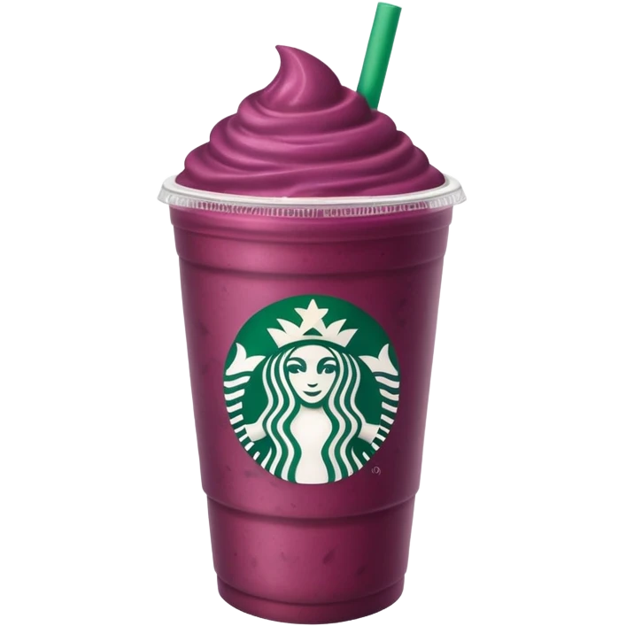 Starbucks asai strawberry  emoji