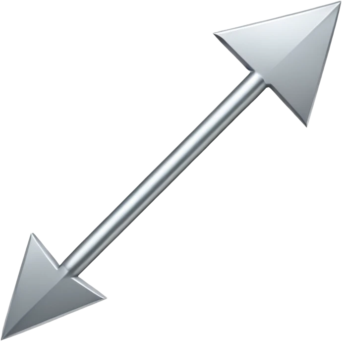 computer arrow (iphone emoji styled) emoji