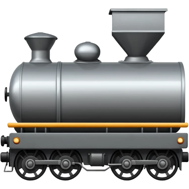 A cargo train, classic emoji style, variant 1 emoji