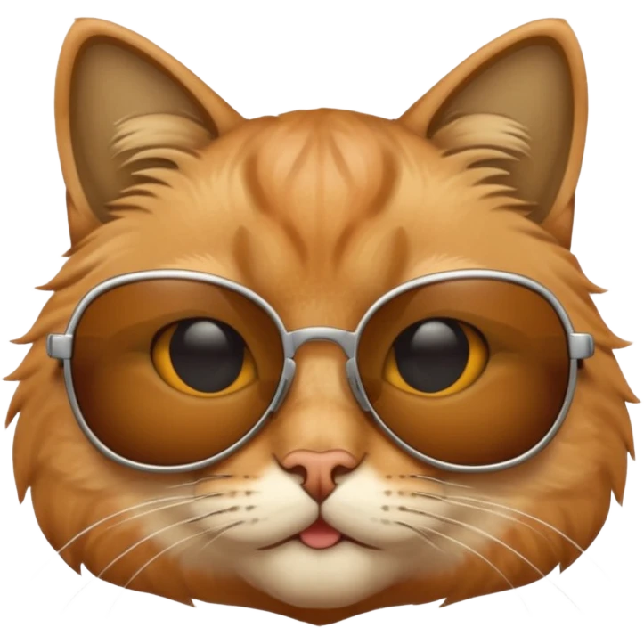 Cat wearing sunglasses emoji