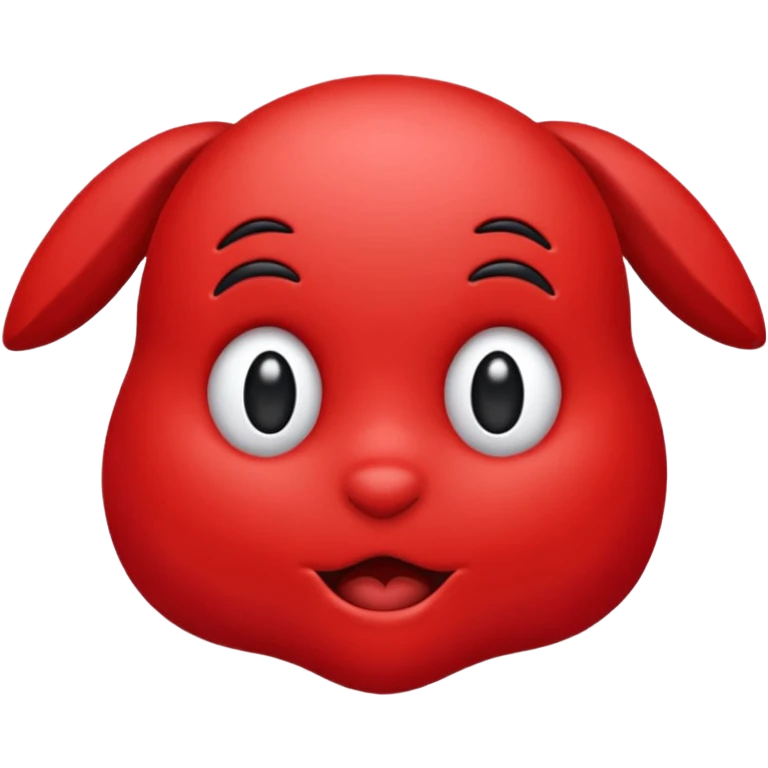Fiocco morbido rosso emoji