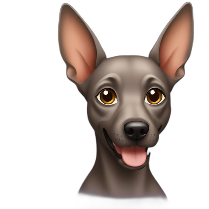 Xoloitzcuintle dog emoji