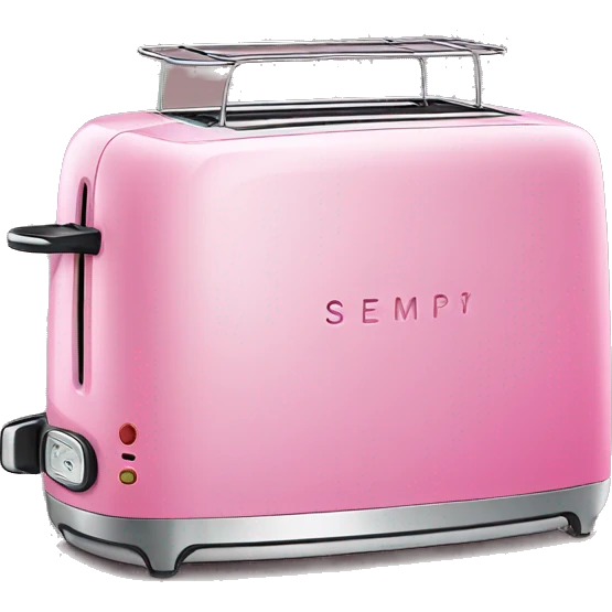 Pink smeg toaster emoji