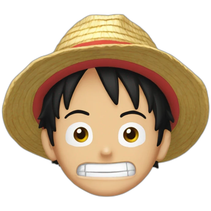 Luffy qui ne sais pas emoji