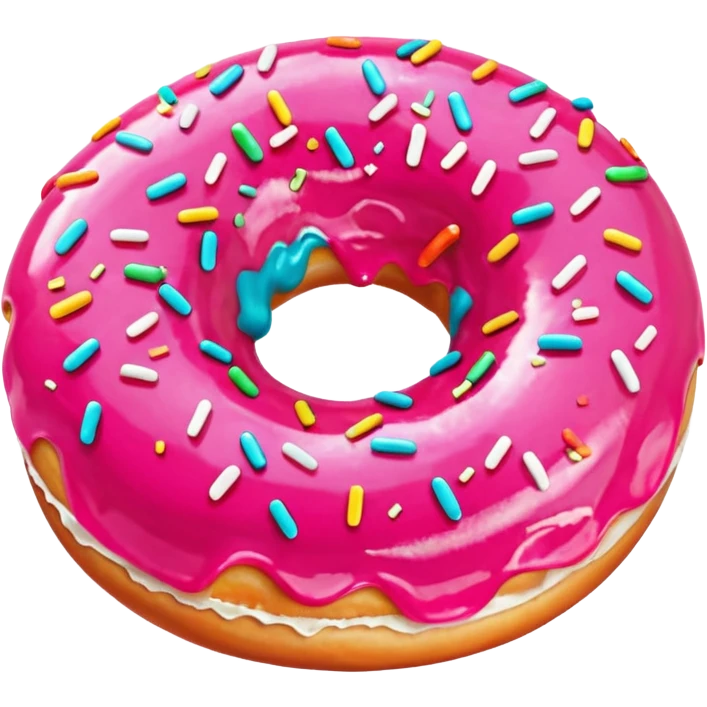 create pink dounut emoji emoji