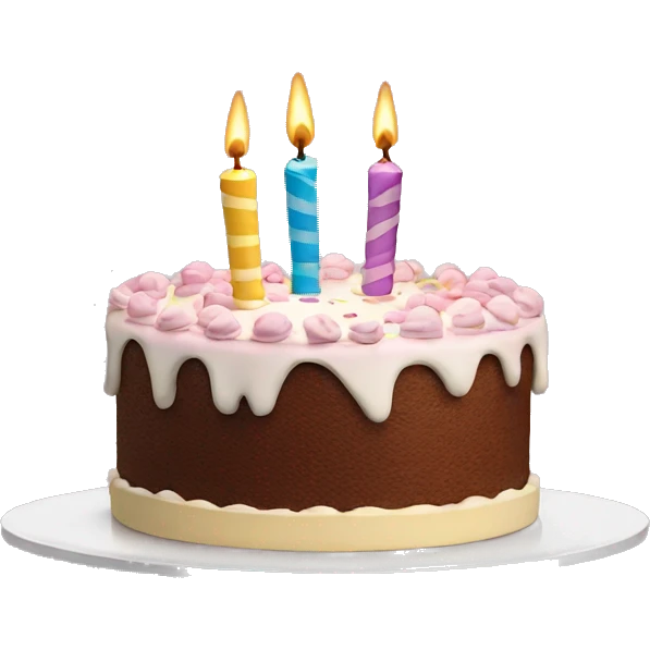 birthday cake emoji