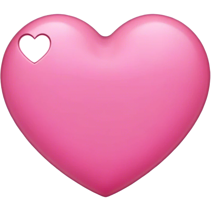 Pink heart emoji