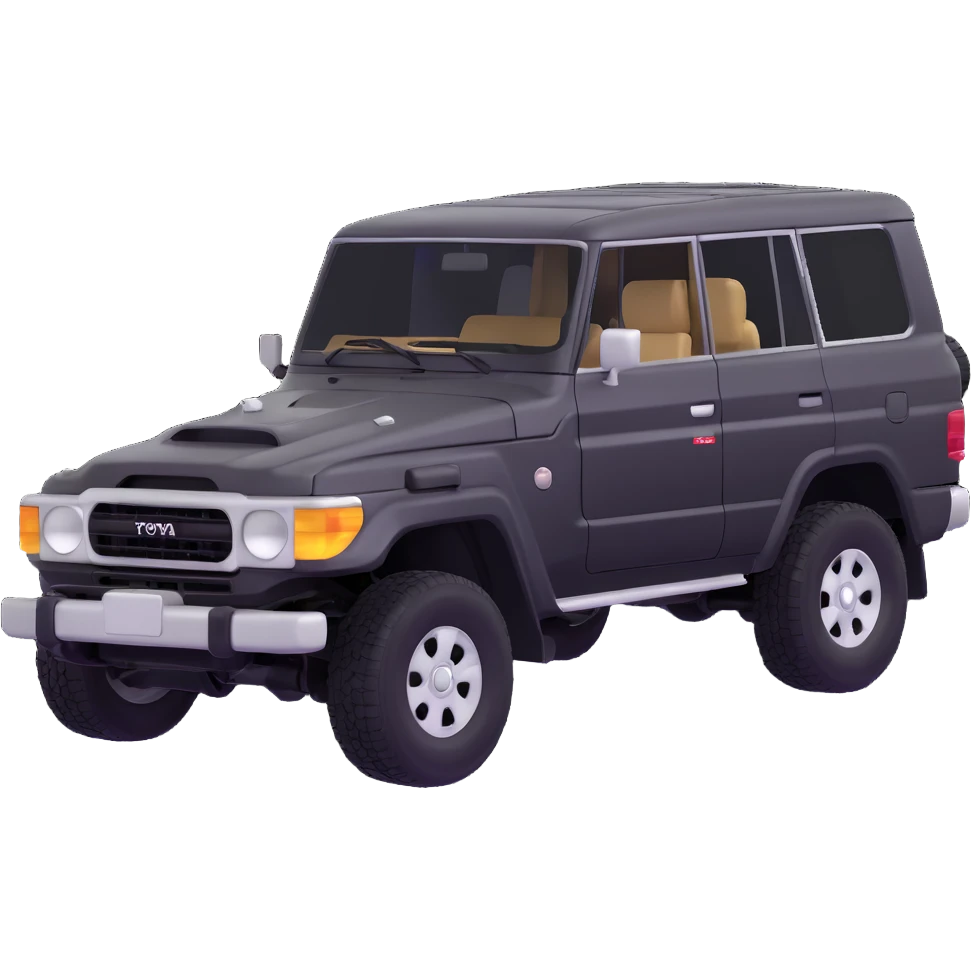 Toyota Land Cruiser 1980s emoji