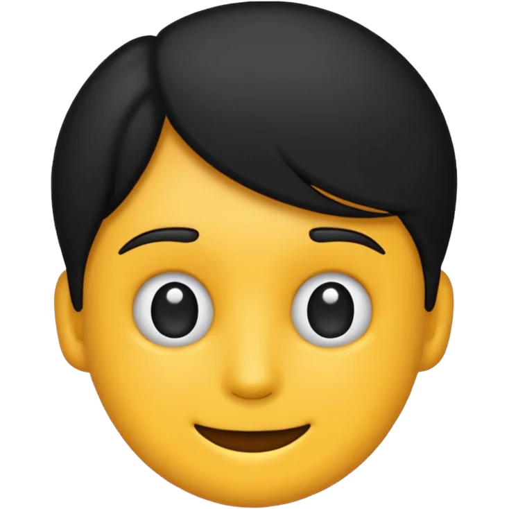 Import from pc emoj in black colour emoji