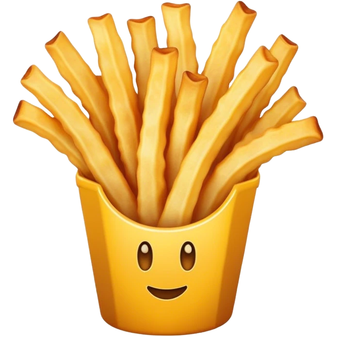 wavy crinkle fries emoji
