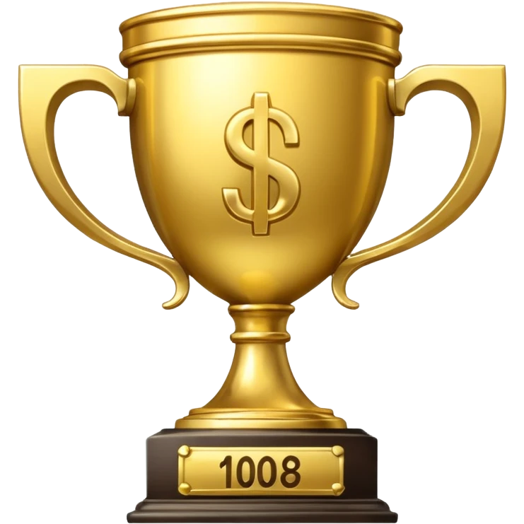 money trophy with 10B on it elite  emoji