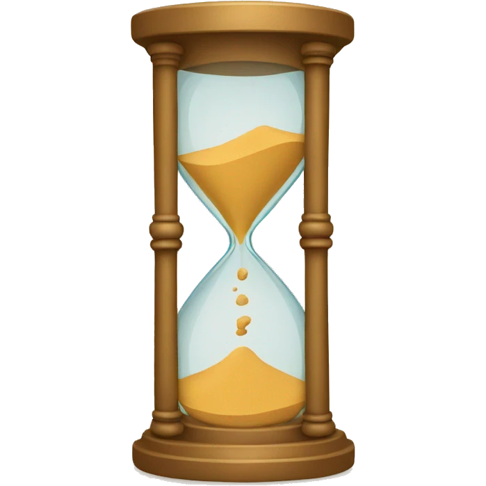 sand clock emoji