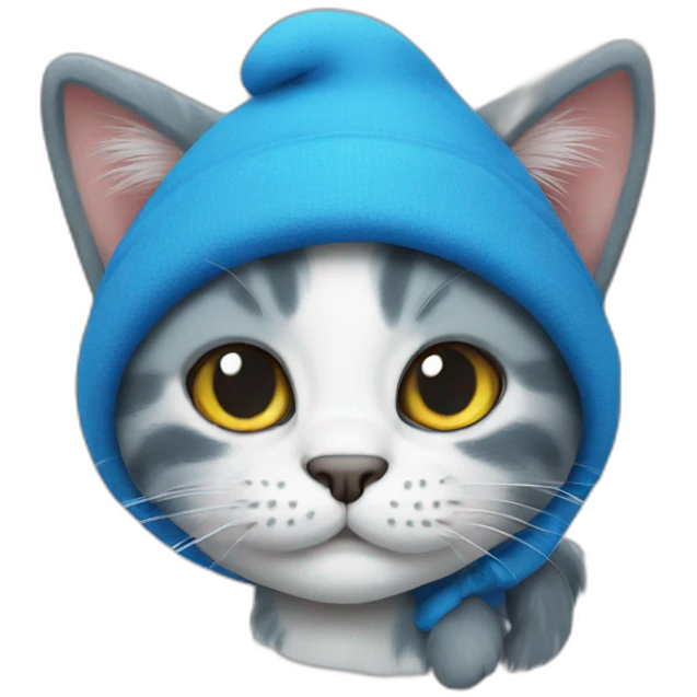 smurf cat emoji