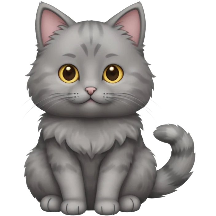a sitting little cat emoji emoji