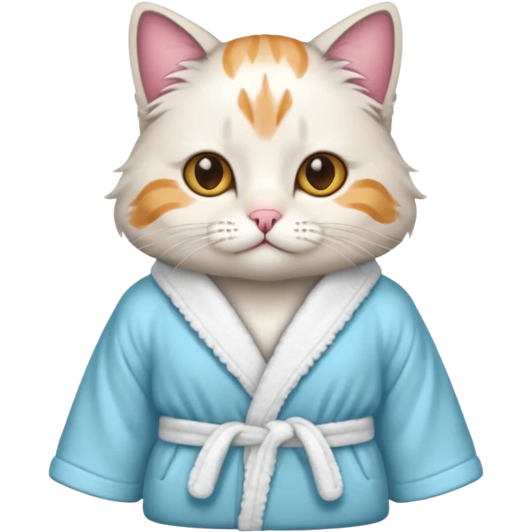 cat with bathrope emoji