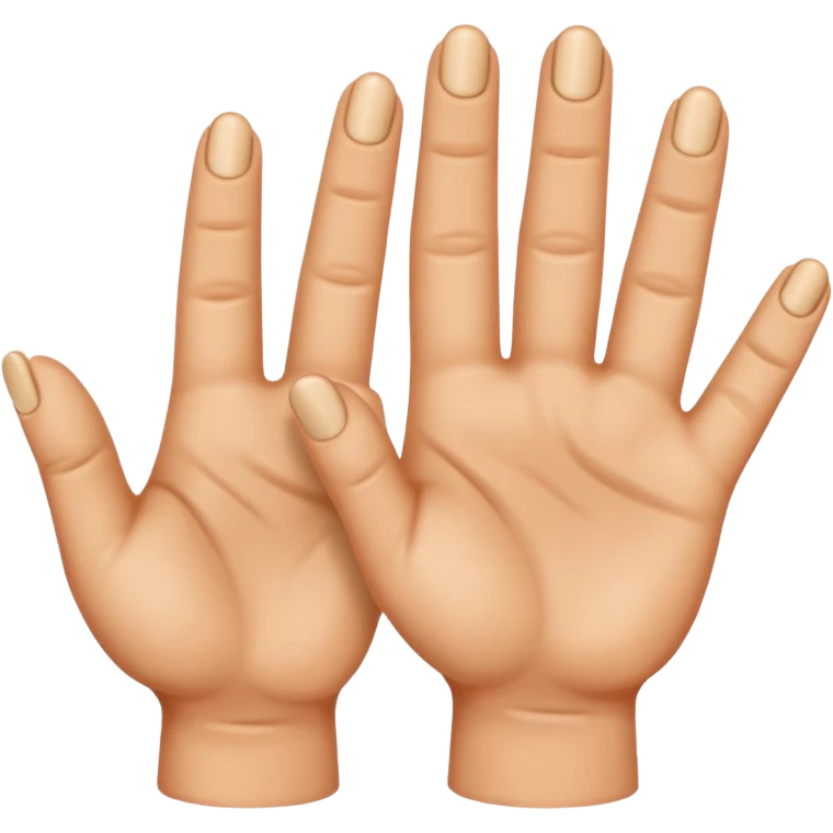 3 parmak işareti emoji