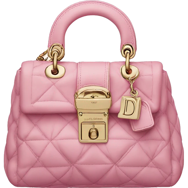 Dior pink bag emoji