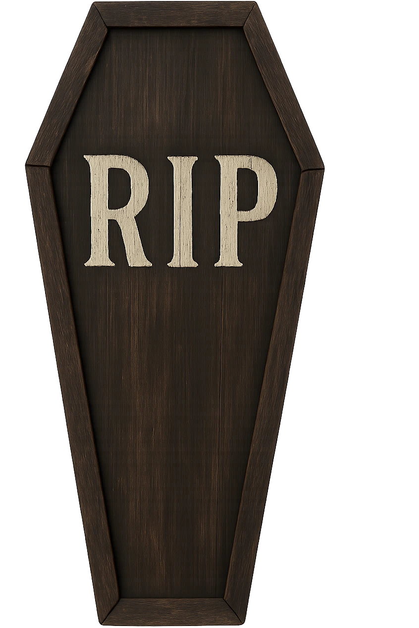 Halloween coffin, rip, remove background emoji