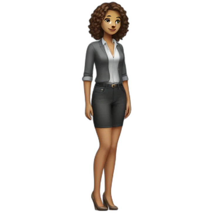 sexy work appropriate girl (full body) emoji