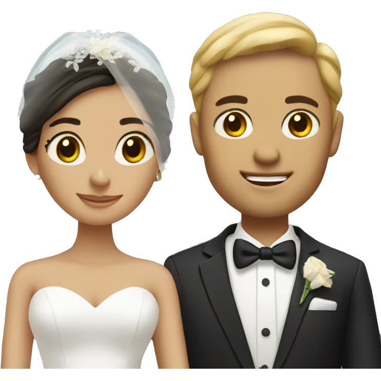 bride and groom emoji