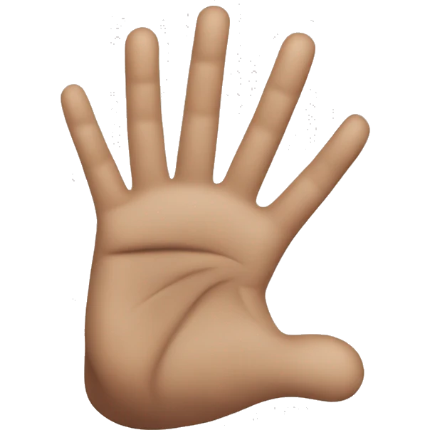 masculare hand with text on it "EnergoVibe" emoji