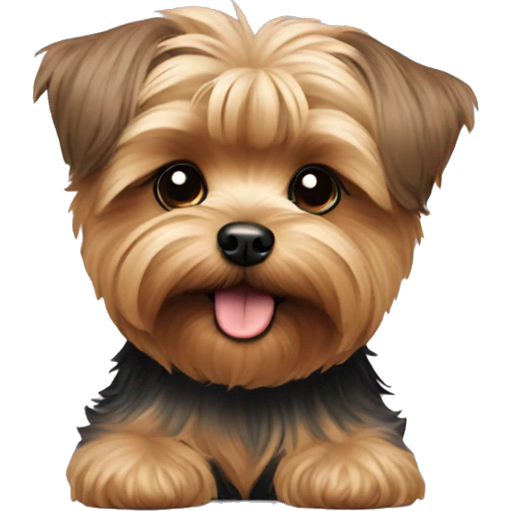 Yorkie poo emoji