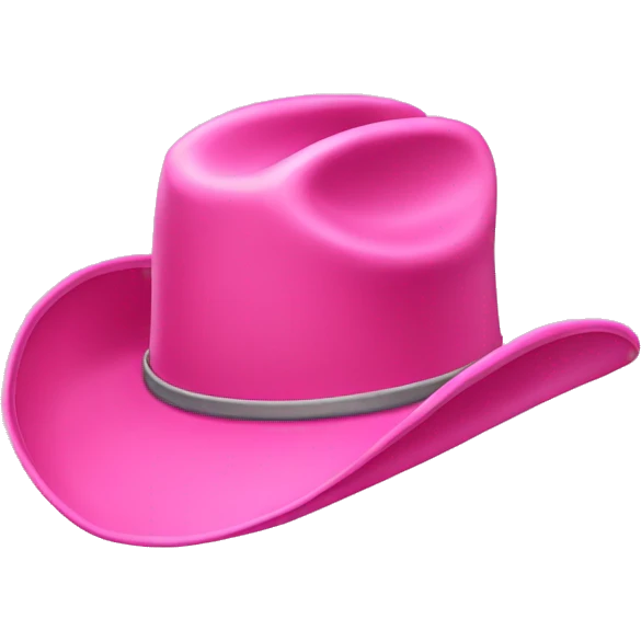 Pink cowboy hat emoji