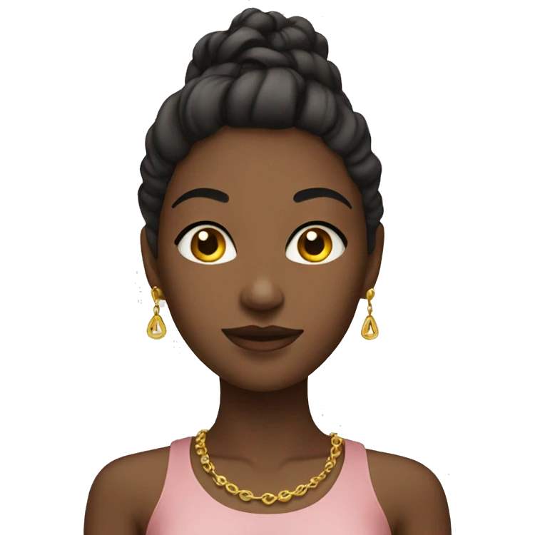 Rich girl emoji