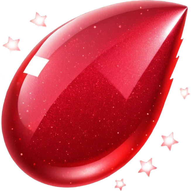 red glitter cyberpunk shine emoji