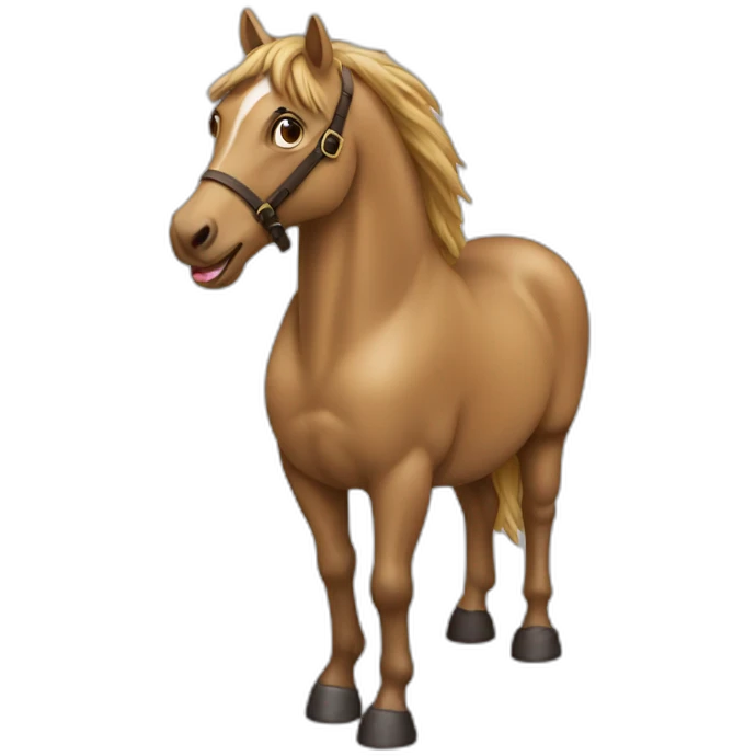 Chat sur chevale emoji