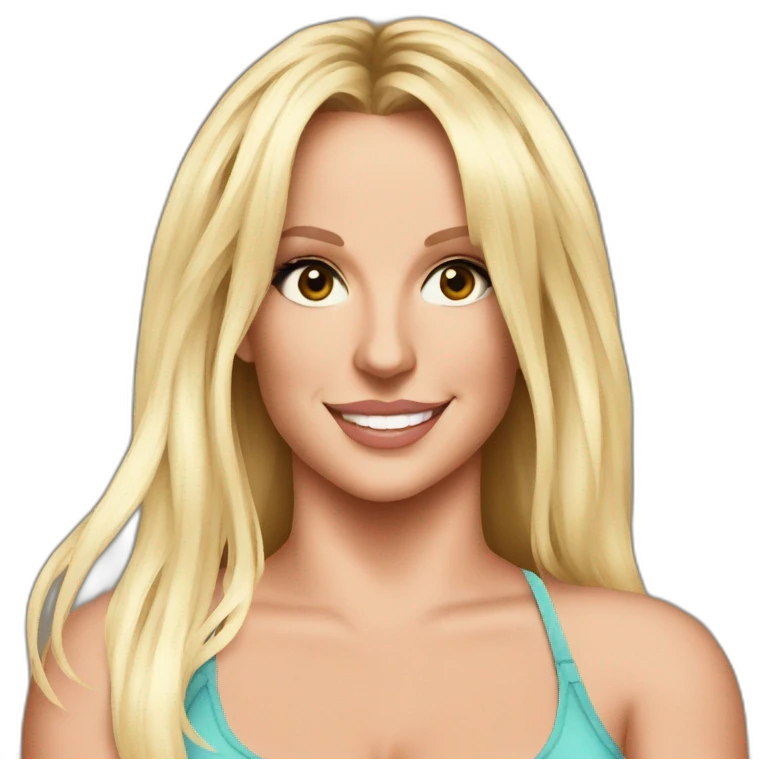 Britney spears in crop top emoji