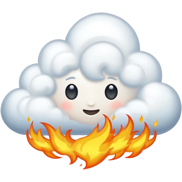 White fier  emoji