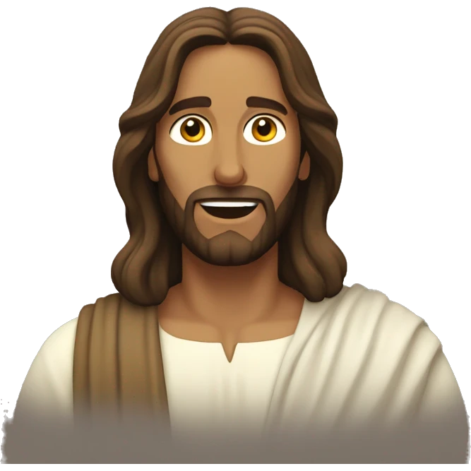 Abraçando Jesus emoji