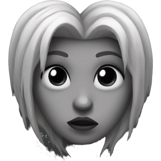 Gothic heart emoji