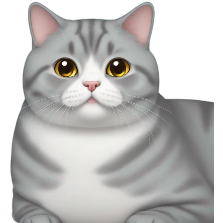 IPHONE TYPE EMOJI British Shorthair FAT emoji