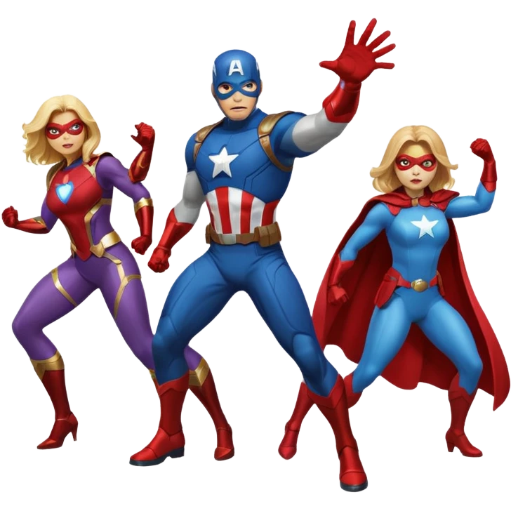 Avengers “assemble” three
 emoji