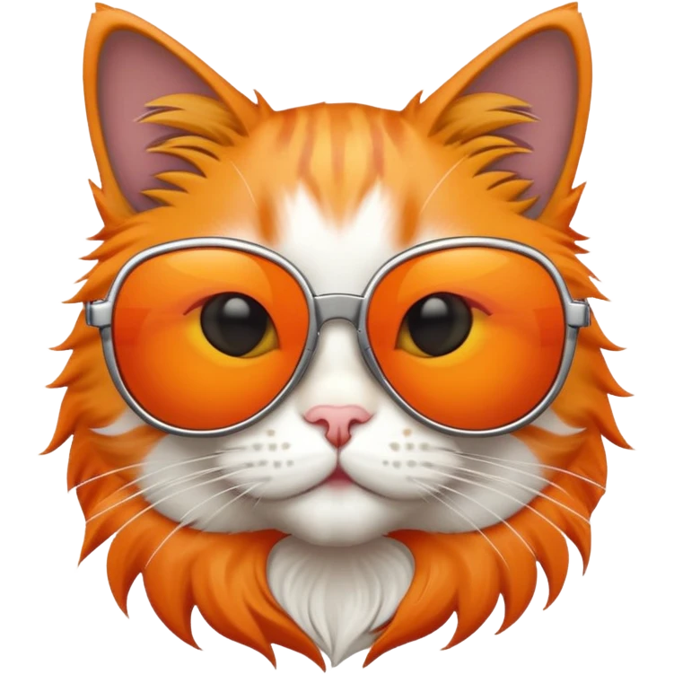 Cat wearing sunglasses emoji
