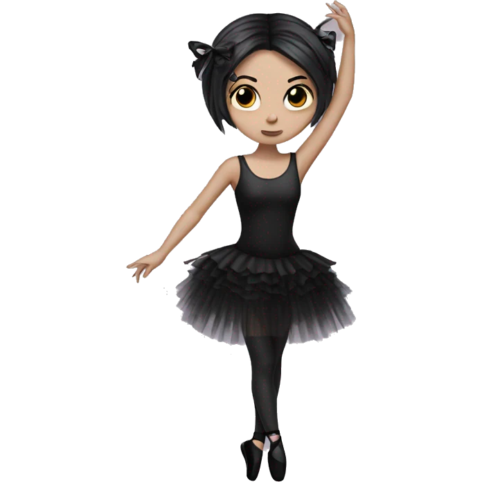 goth ballerina  emoji