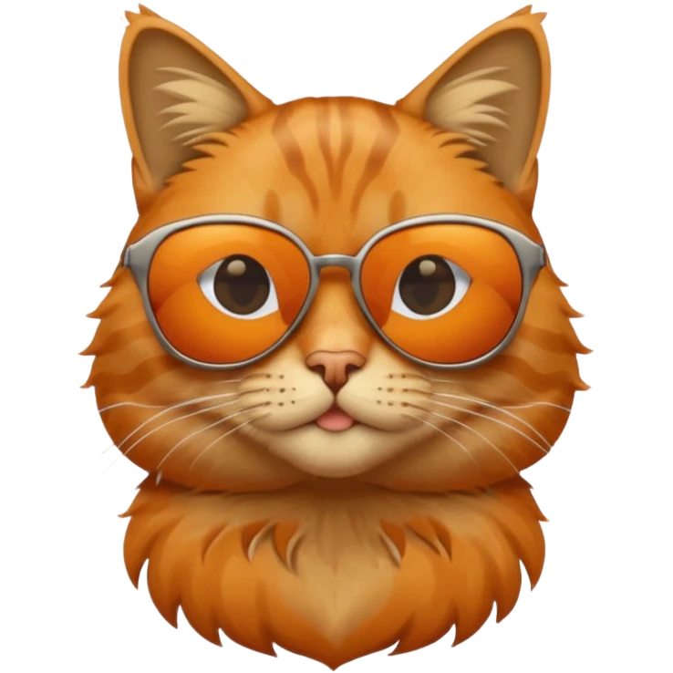 Cat wearing sunglasses emoji
