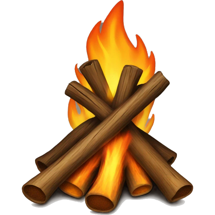 A bonfire emoji