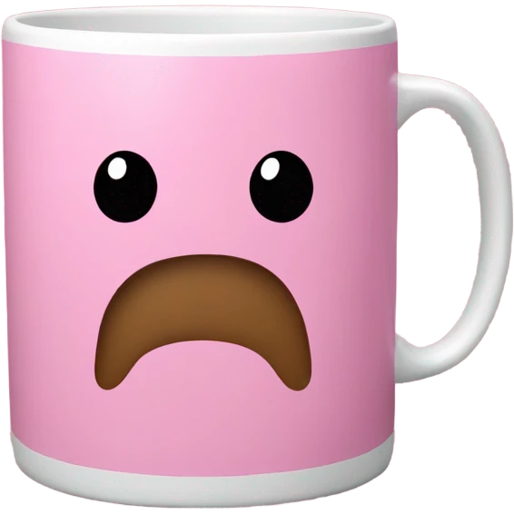 Pink mug Stanley  emoji