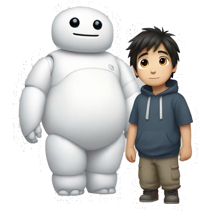Hiro hamada con baymax  emoji
