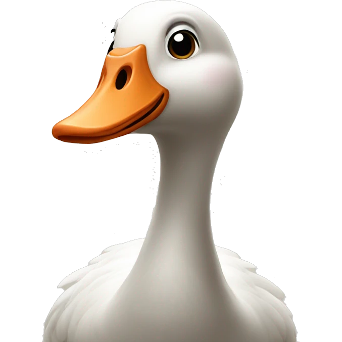 Silly goose emoji